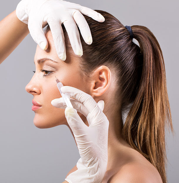 a woman getting Botox St. Petersburg