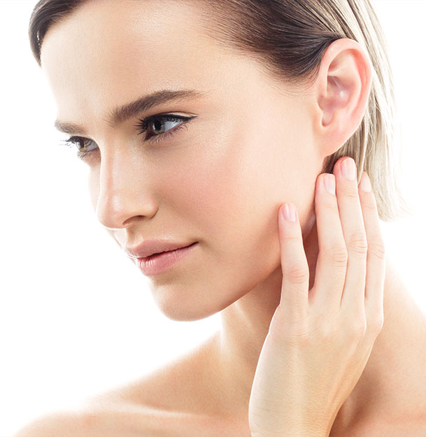 woman after dermatology in Clearwater treatment